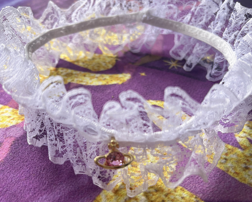 ふわふわチョーカー チョーカー みちゃ‎𖤐 ̖́- 通販 15877775｜Creema