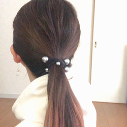 パールヘアゴム 2枚目の画像