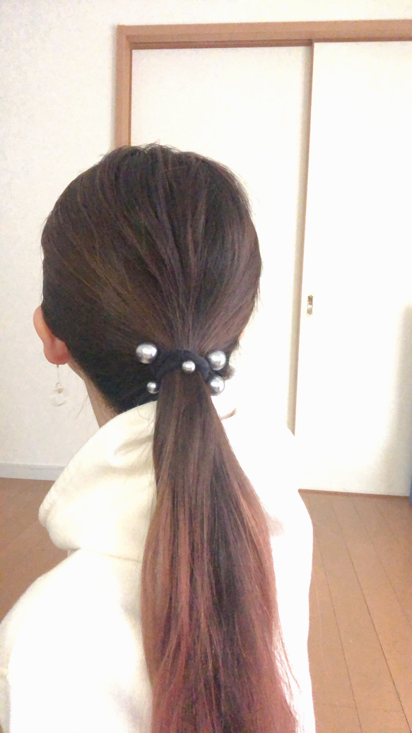 パールヘアゴム 2枚目の画像