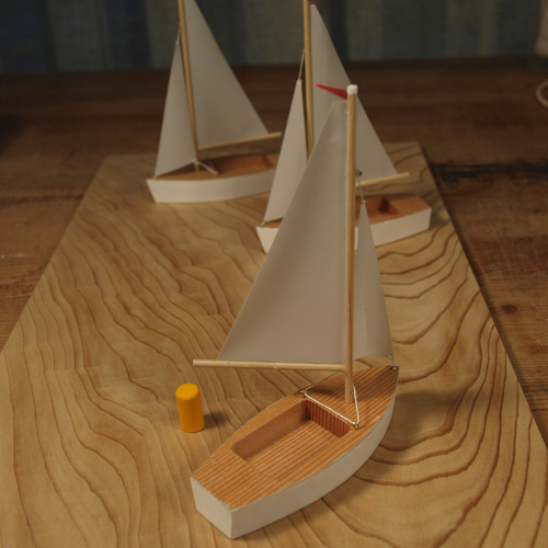 手作り木製ミニチアヨットセット その他インテリア雑貨 eban 通販