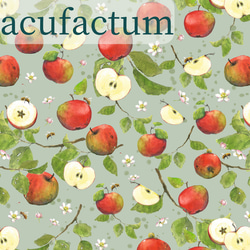 74×100cm★りんごの収穫 acufactum ドイツ　輸入生地 アクファクトゥム 1枚目の画像