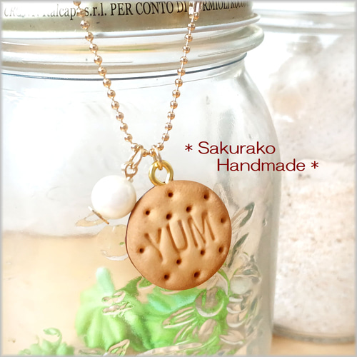 ♡I LOVEチョコミントビスケット♡こぶた チャーム フェイクスイーツ