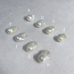 一粒大粒バロックパールロングネックレス | 淡水本真珠 | ロングペンダント | サージカルステンレス 4枚目の画像