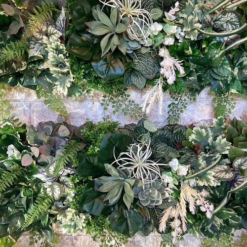 光触媒 人工観葉植物 ウォールグリーン フェイクグリーン 壁掛け