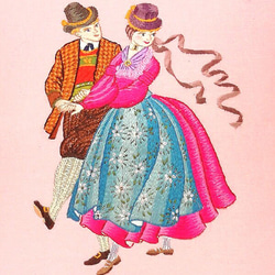 民族衣装でダンス「青いスカート」 3枚目の画像
