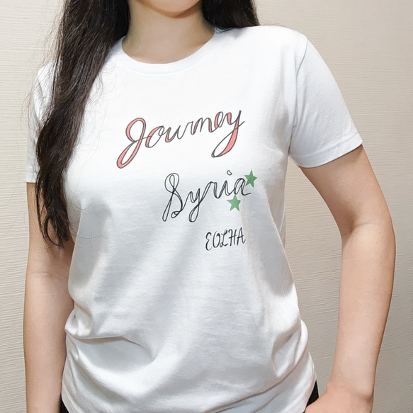 Tシャツ/Journey Syria【ジェンダーレス】 2枚目の画像