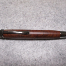 なつめ 縮み杢 椿油仕上げ 回転式ロングパトリオットボールペン