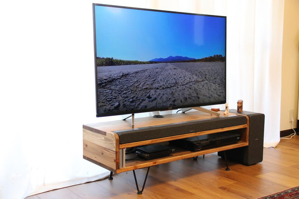 オーダー品 サウンドバー埋め込み テレビ台 テレビ台・テレビボード