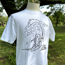 波乗りミジンコライダー　Tシャツ 3枚目の画像