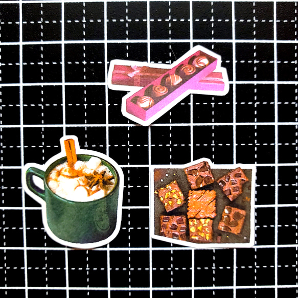 フレークシール チョコレート チョコ chocolate 3枚目の画像