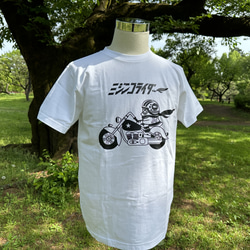 ミジンコライダー・バイクVer　Tシャツ 3枚目の画像