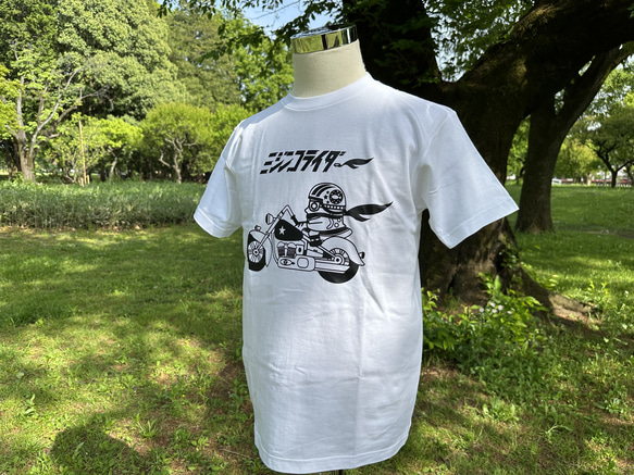 ミジンコライダー・バイクVer　Tシャツ 2枚目の画像