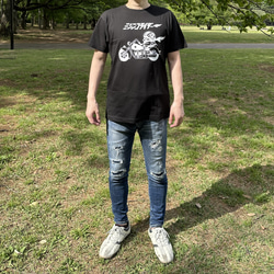 ミジンコライダー・バイクVer　Tシャツ 8枚目の画像
