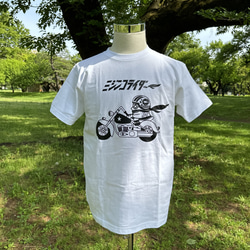 ミジンコライダー・バイクVer　Tシャツ 1枚目の画像