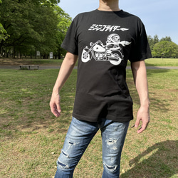 ミジンコライダー・バイクVer　Tシャツ 11枚目の画像