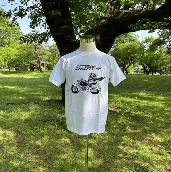 ミジンコライダー・バイクVer　Tシャツ 7枚目の画像