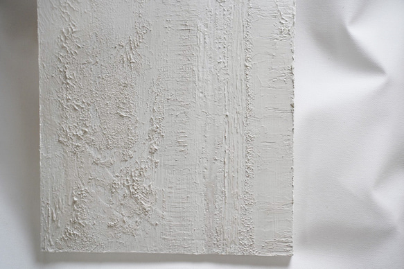 サイズオーダー【Blank 】 白い絵 絵画 アートパネル ホテルライク  アートインテリア くすみカラー 6枚目の画像