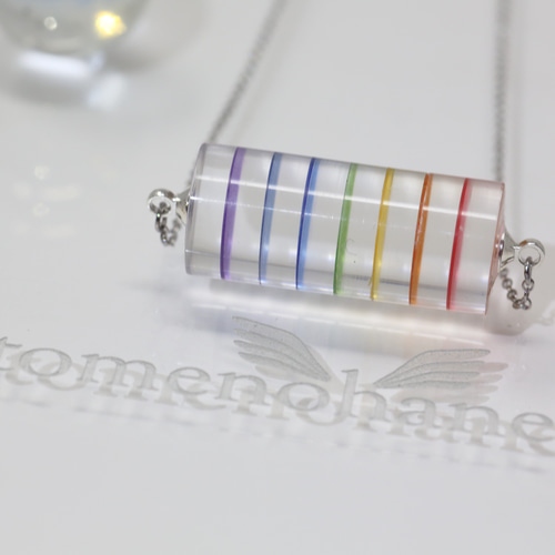 虹色プリズム ネックレス ネックレス・ペンダント otomenohane 通販