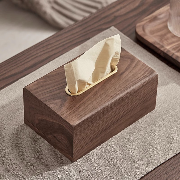 ティッシュケース 木製　ティッシュボックス　ティッシュカバー　北欧 おしゃれ シンプル　インテリア雑貨 1枚目の画像