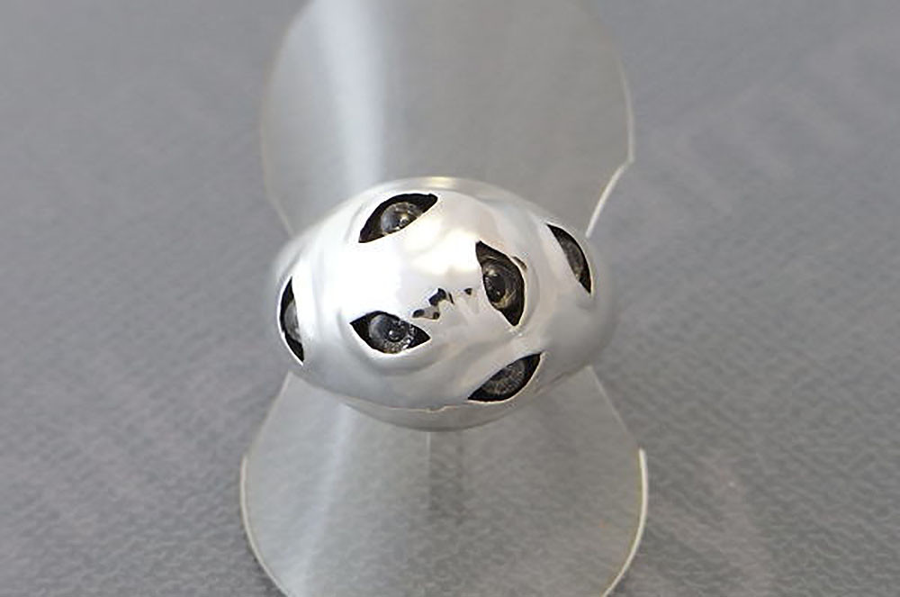 stare ball ring_3 目玉 グラスアイ 義眼 リング 指輪 スターリングシルバー 925 28,512円