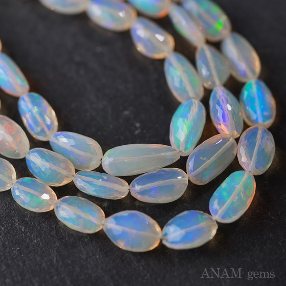 約10cm】エチオピア産 プレシャス オパール タンブルカット ☆ANAM 