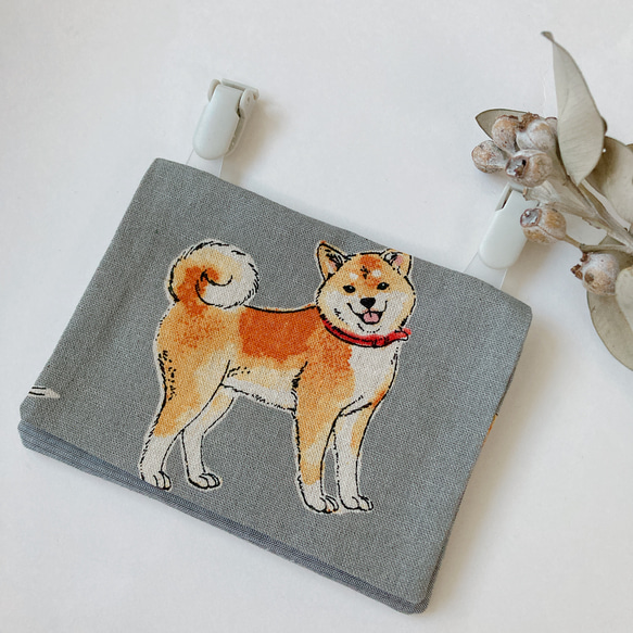 おしゃれなキッズの為の移動ポケット　柴犬　イヌ　動物　 1枚目の画像