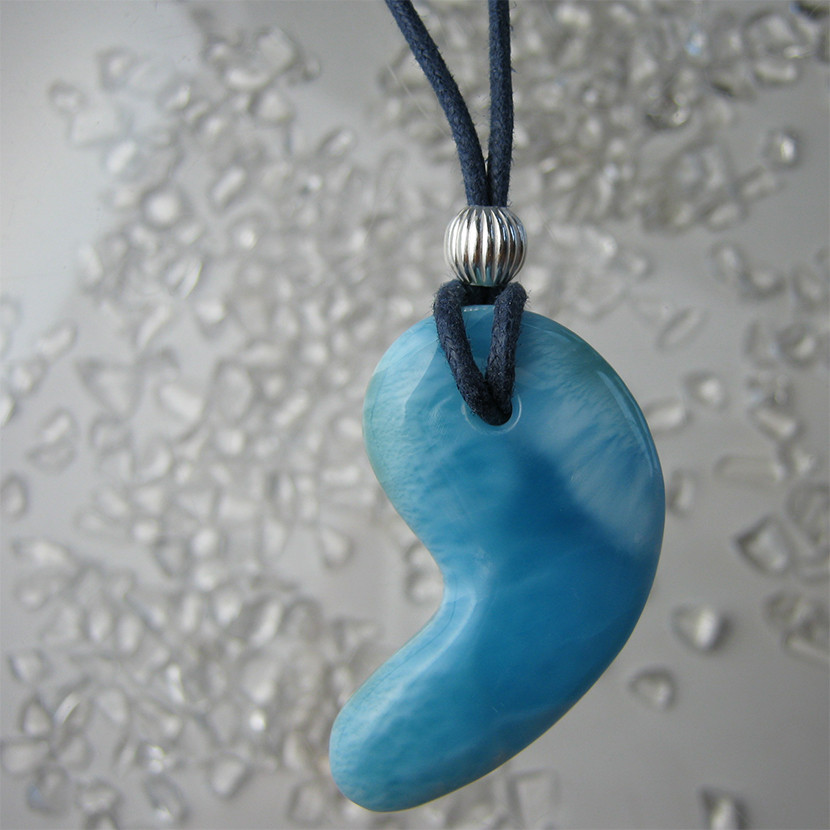 イルカのいる海  naked222 ラリマー  ペンダント simple【送料無料】いるか ドルフィン