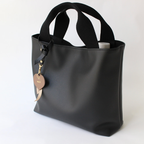 選べるハートのレザーチャーム・noble ミニトートバッグ