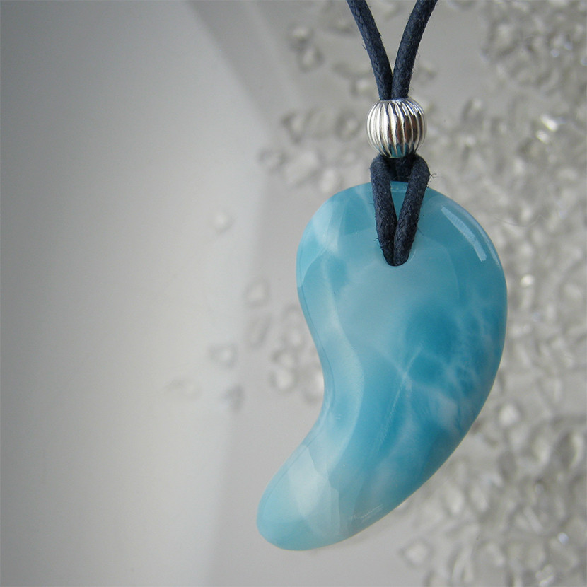 イルカのいる海  naked224 ラリマー  ペンダント simple【送料無料】いるか ドルフィン