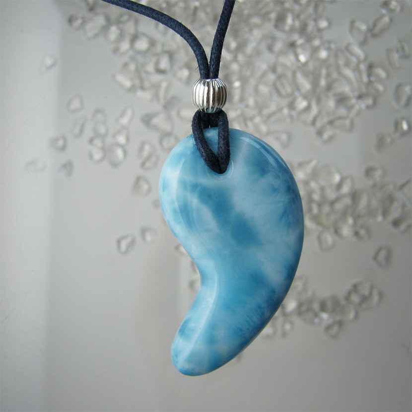 イルカのいる海  naked228 ラリマー  ペンダント simple【送料無料】いるか ドルフィン