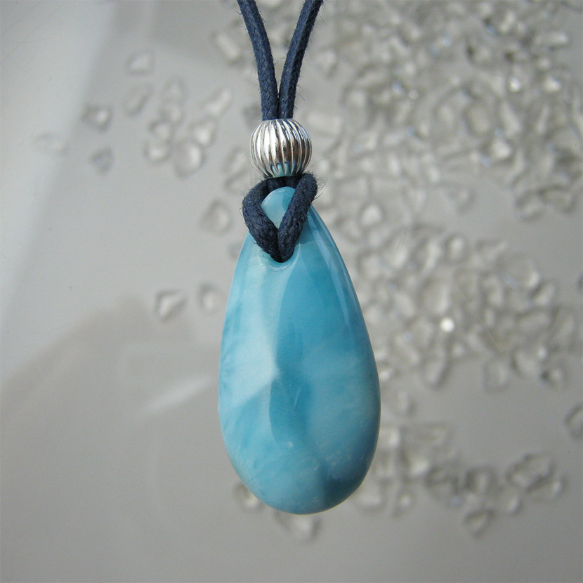 イルカのいる海  naked249 ラリマー  ペンダント simple【送料無料】いるか ドルフィン