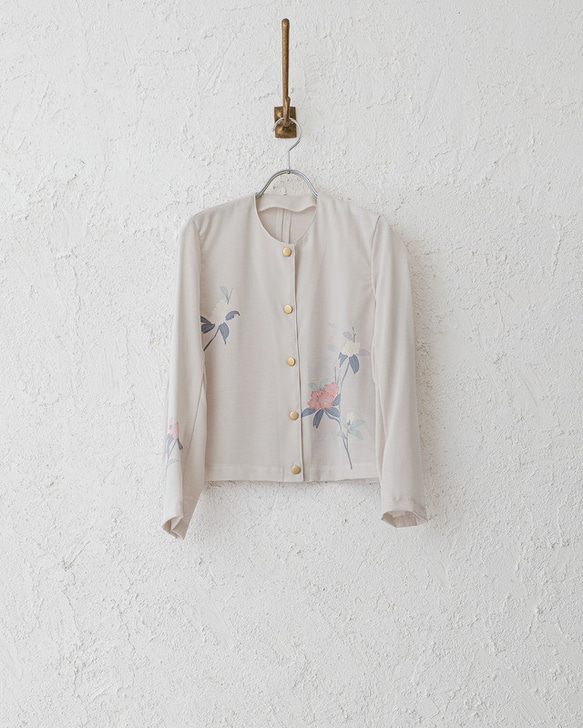 【着物リメイク 一点物】kimono summer blouse (2-63) 4枚目の画像