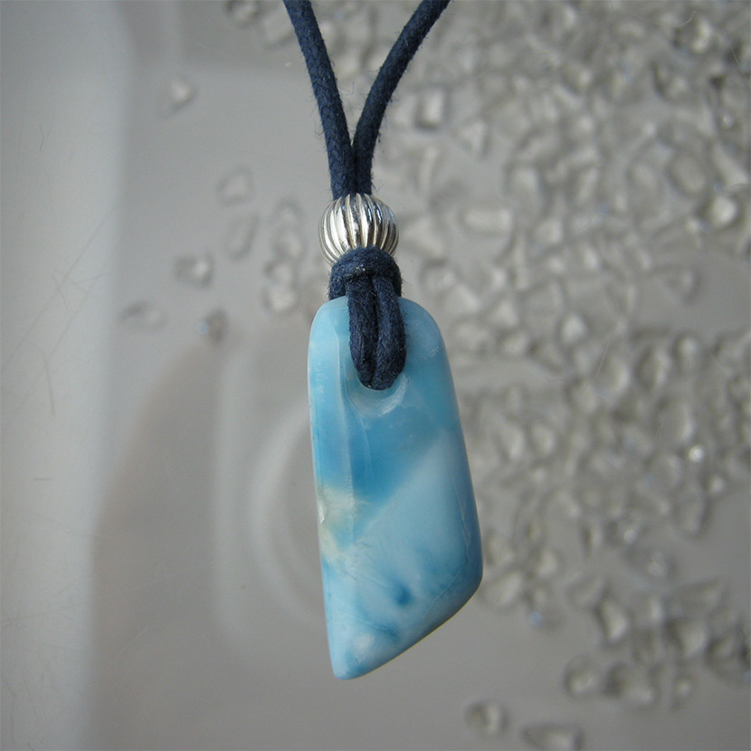 イルカのいる海  naked253 ラリマー  ペンダント simple【送料無料】いるか ドルフィン