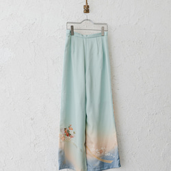 【着物リメイク 一点物】kimono summer pants (2-64) 5枚目の画像