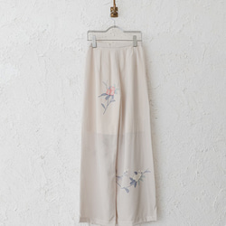 【着物リメイク 一点物】kimono summer pants (2-64) 7枚目の画像