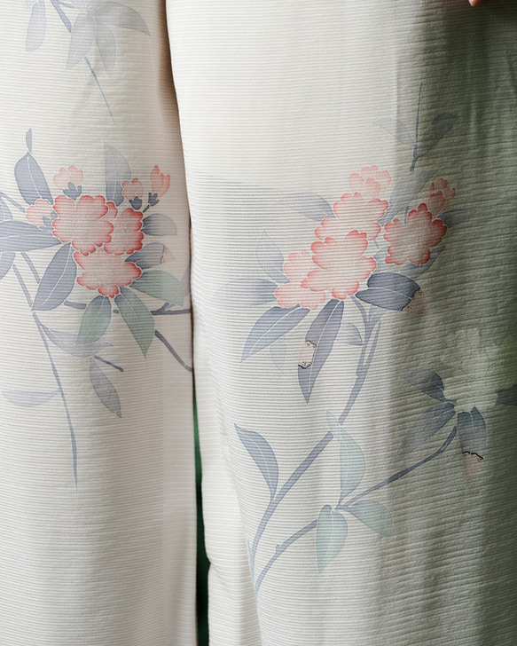 【着物リメイク 一点物】kimono summer pants (2-64) 2枚目の画像