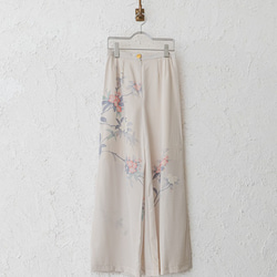 【着物リメイク 一点物】kimono summer pants (2-64) 6枚目の画像