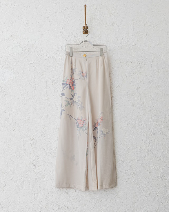 【着物リメイク 一点物】kimono summer pants (2-64) 6枚目の画像
