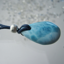 イルカのいる海  naked259 ラリマー  ペンダント simple【送料無料】いるか ドルフィン 4枚目の画像