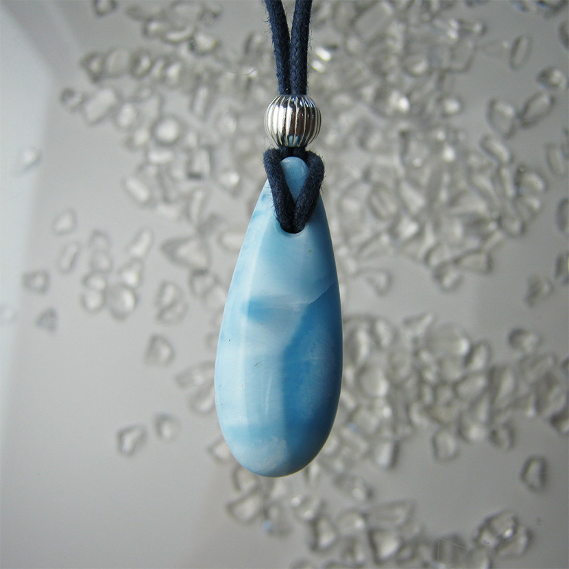 イルカのいる海  naked273 ラリマー  ペンダント simple【送料無料】いるか ドルフィン