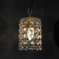 USAヴィンテージミルクガラスフリルシェードペンダントライト｜乳白吊