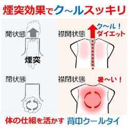 着けると痩せるインナー  ダイエット器具 1本2役 室内屋外 暑い時 背中冷却 熱中症対策 背中クールタイ 17枚目の画像