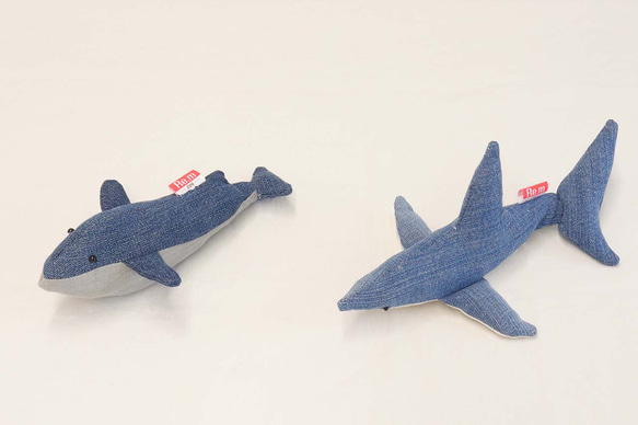 海の仲間 サメ くじら デニム ぬいぐるみ ぬいぐるみ Re.m 通販 
