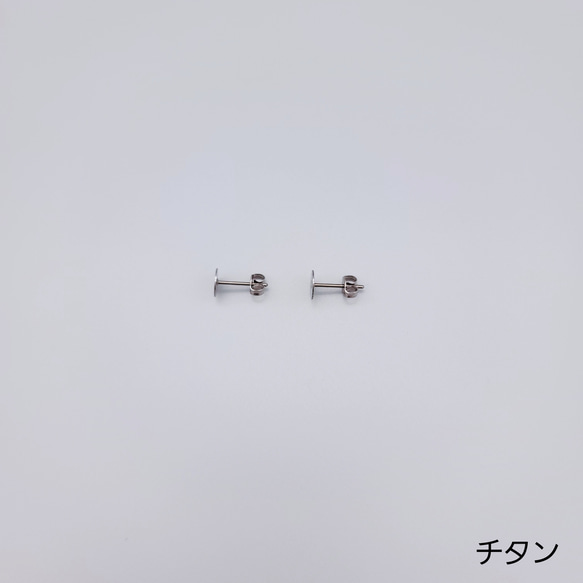 【pierce/earring】クールな丸ピアス/イヤリング[ピンク][オートクチュール刺繍] 14枚目の画像