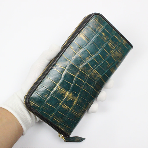 特別仕様 シャイニング クロコダイル × パイソン 長財布