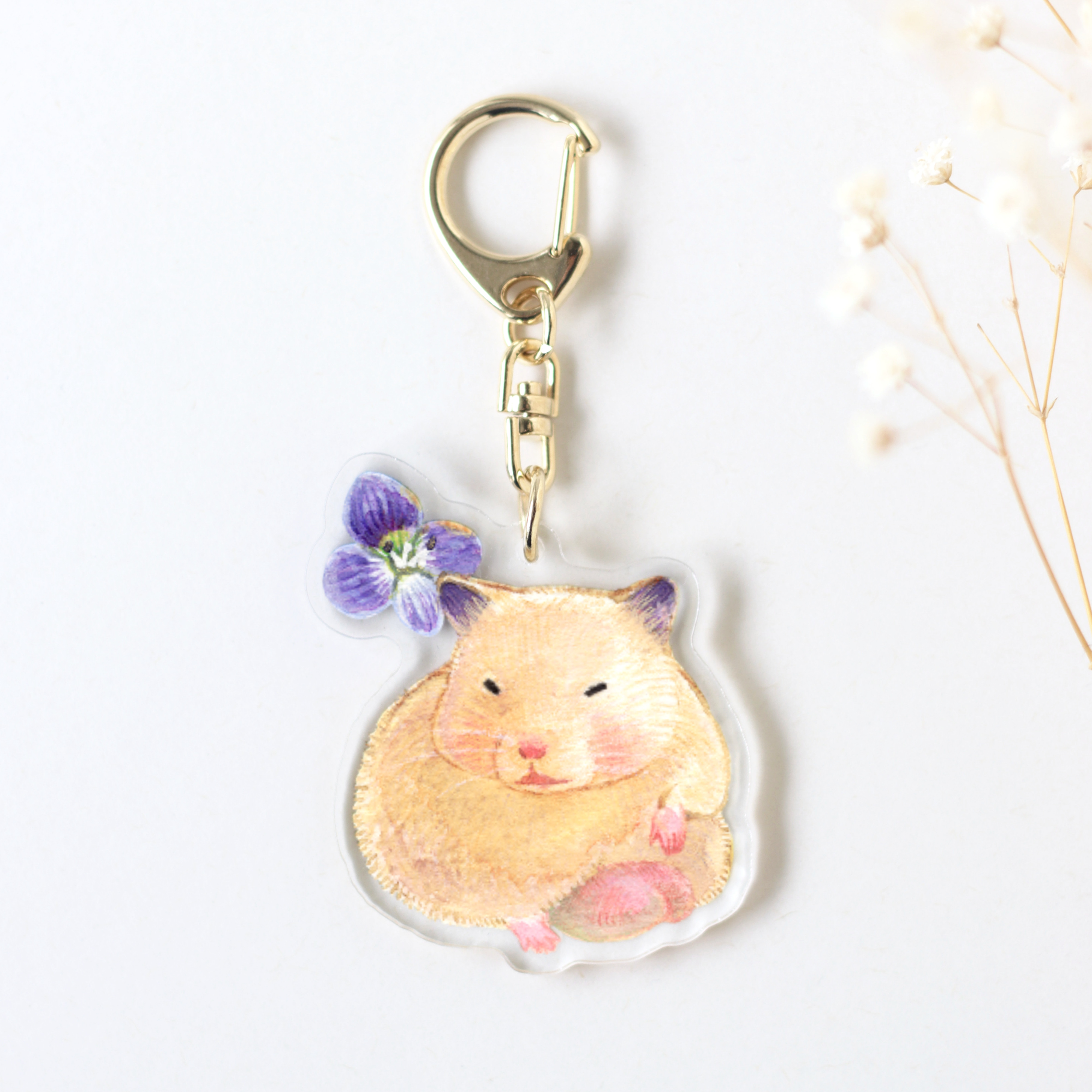 両面アクリルキーホルダー《どすこいおもち》｜キンクマ