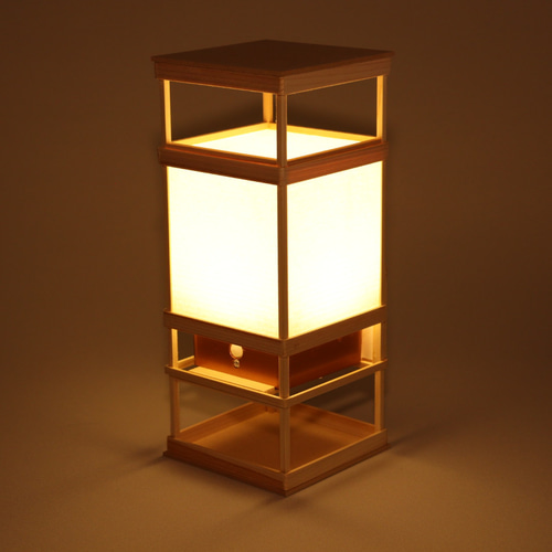 灯り箱【鼓】人感センサー置き行灯 「高さ25cm」江戸の照明器具