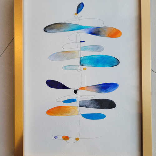 B5サイズ 額縁付 原画1点物 抽象画 絵画 Grace Haccs 通販 B5サイズ 額縁付 原画1点物 抽象画 絵画 Grace Haccs 通販