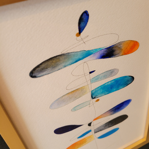 B5サイズ 額縁付 原画1点物 抽象画 絵画 Grace Haccs 通販 B5サイズ 額縁付 原画1点物 抽象画 絵画 Grace Haccs 通販