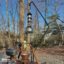＼送料無料／[Lantern+Tool Hanger]ランタンスタンド ツールスタンド アウトドアギア キャンプ‐65‐ 1枚目の画像